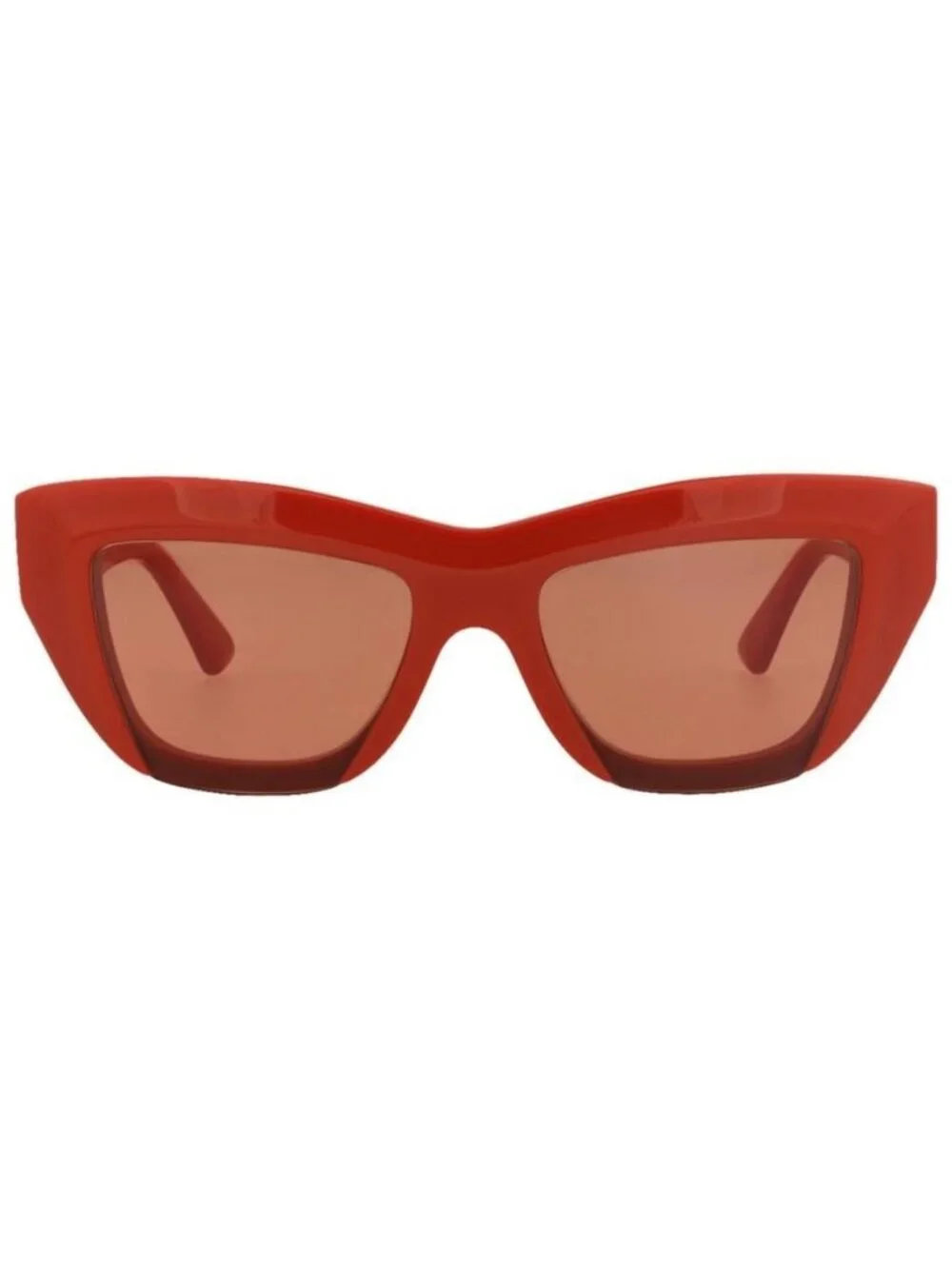 New Bottega Veneta Womens Cat Eye Orange Orange Orange Fashion Designer Sunglass